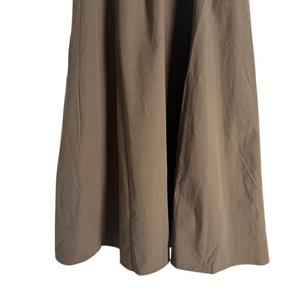 Showpo Sula Two Piece Set One Shoulder Crop Top Midi Skirt Chocolate Brown 2 - Picture 6 of 15